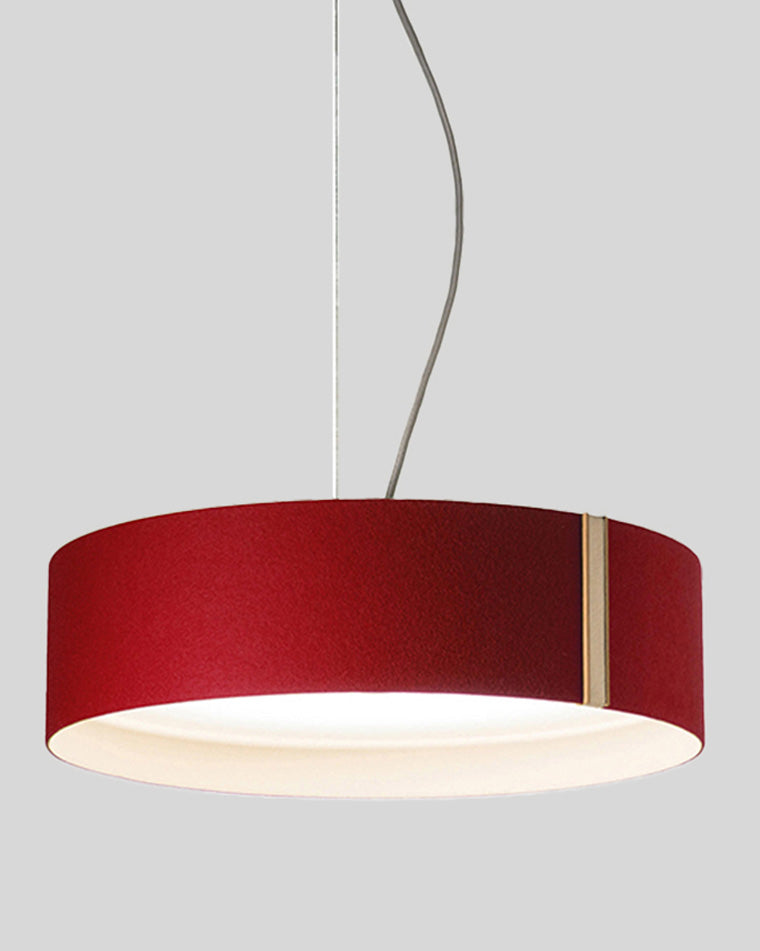 Lámpara colgante WOMO Drum Felt-WM2149