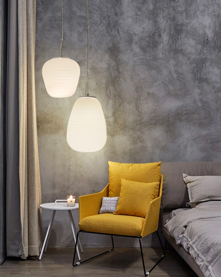 Lámpara colgante WOMO Lantern de vidrio soplado - WM2151