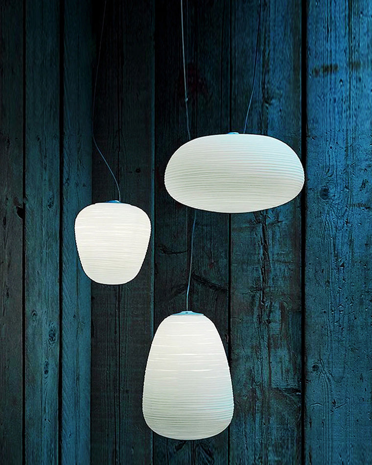 Lámpara colgante WOMO Lantern de vidrio soplado - WM2151