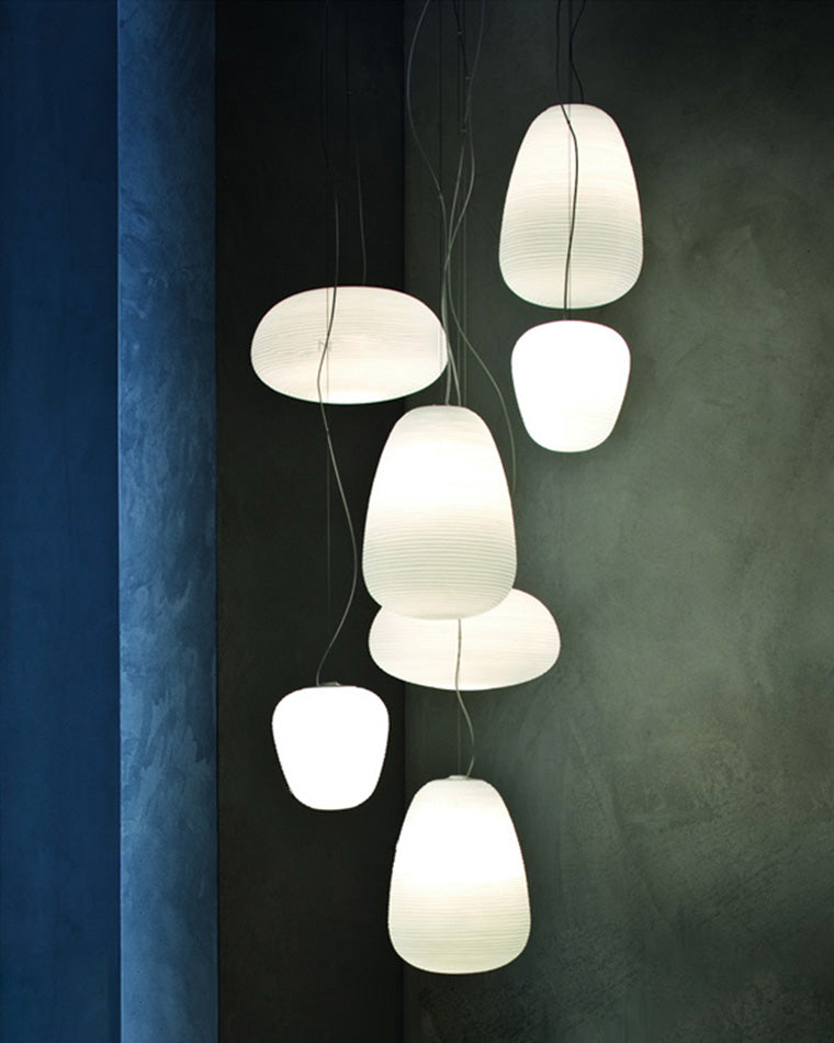 Lámpara colgante WOMO Lantern de vidrio soplado - WM2151