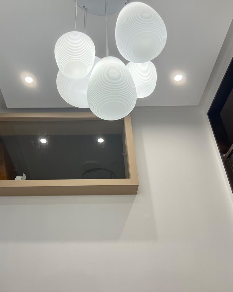 Lámpara colgante WOMO Lantern de vidrio soplado - WM2151