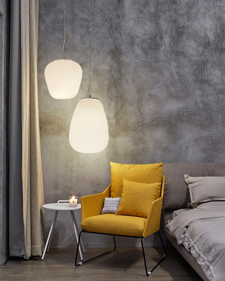Lámpara colgante WOMO Lantern de vidrio soplado - WM2151