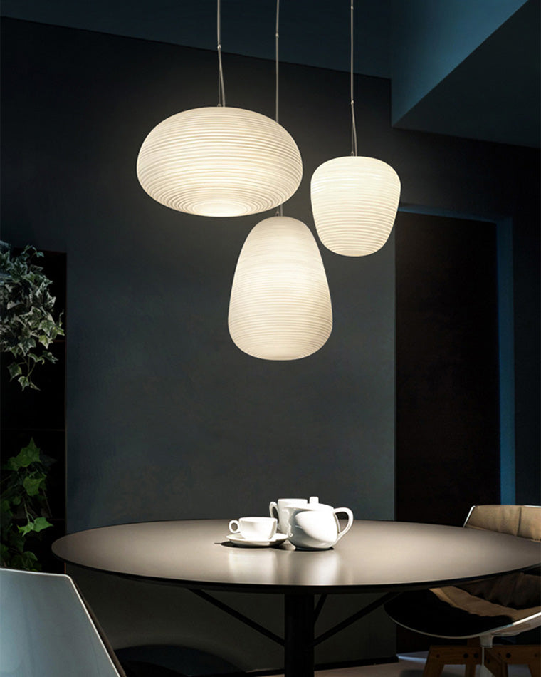 Lámpara colgante WOMO Lantern de vidrio soplado - WM2151