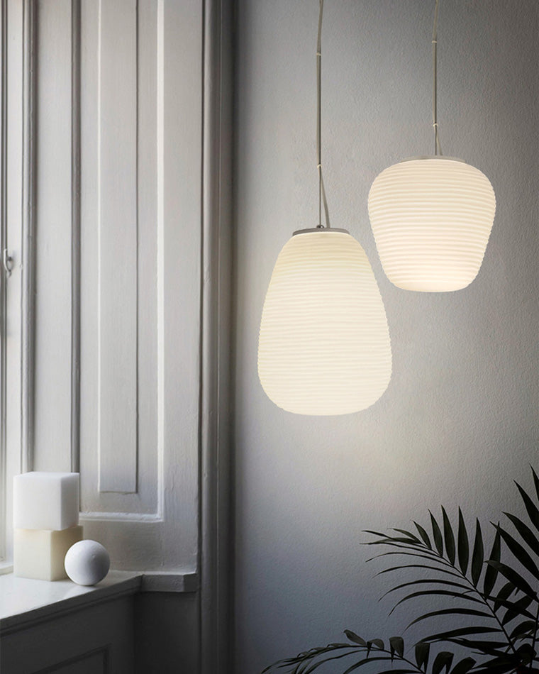 Lámpara colgante WOMO Lantern de vidrio soplado - WM2151