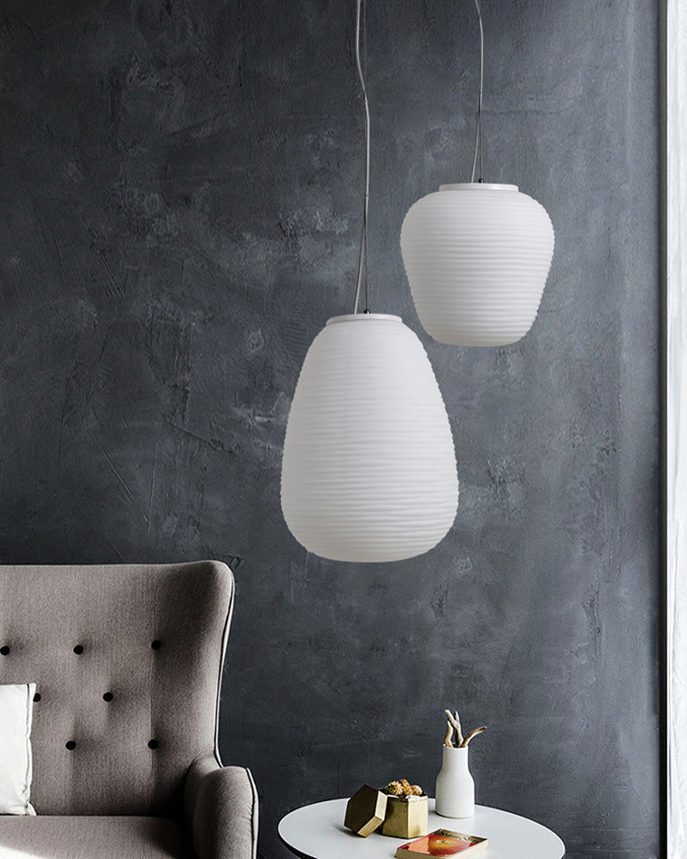 Lámpara colgante WOMO Lantern de vidrio soplado - WM2151
