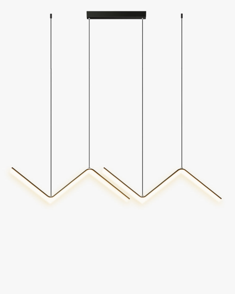 Lámpara colgante de cocina LED WOMO ZigZag-WM2154