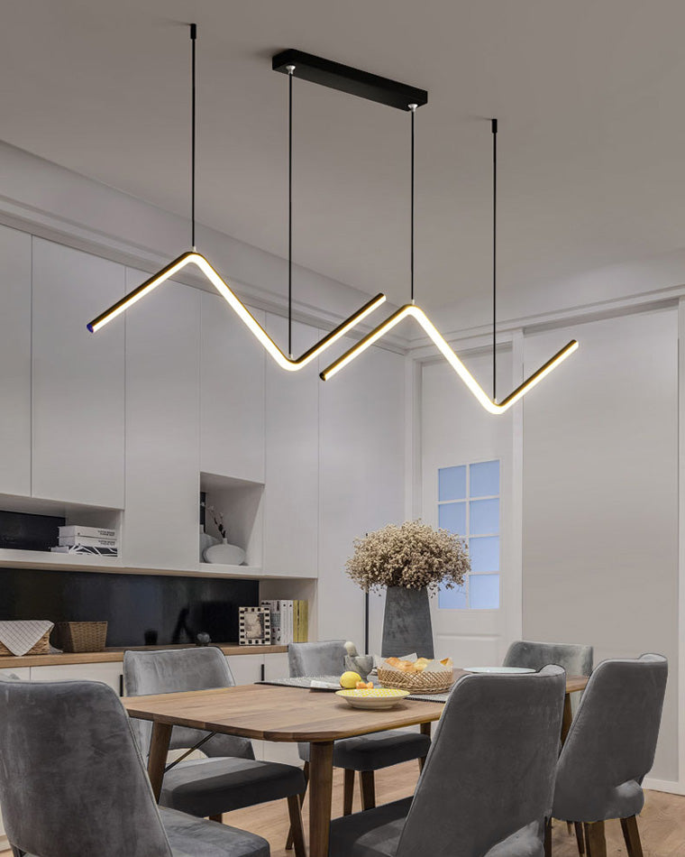 Lámpara colgante de cocina LED WOMO ZigZag-WM2154