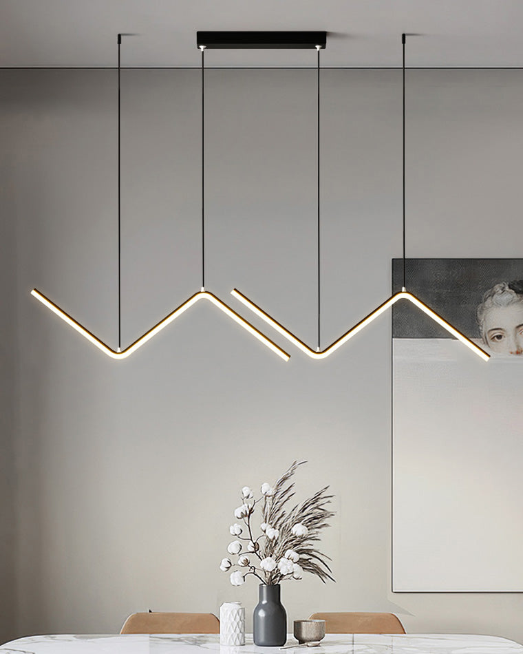 Lámpara colgante de cocina LED WOMO ZigZag-WM2154