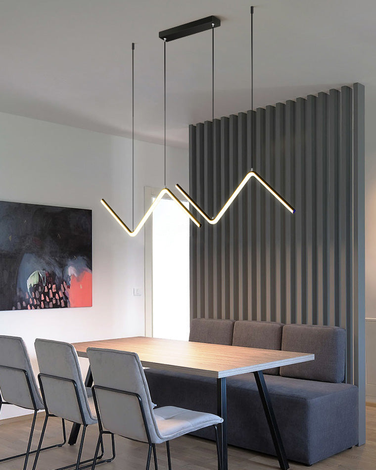 Lámpara colgante de cocina LED WOMO ZigZag-WM2154