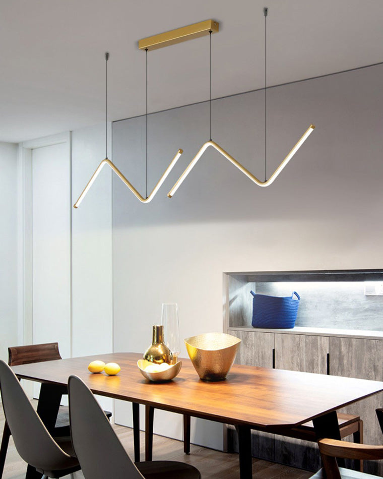 Lámpara colgante de cocina LED WOMO ZigZag-WM2154