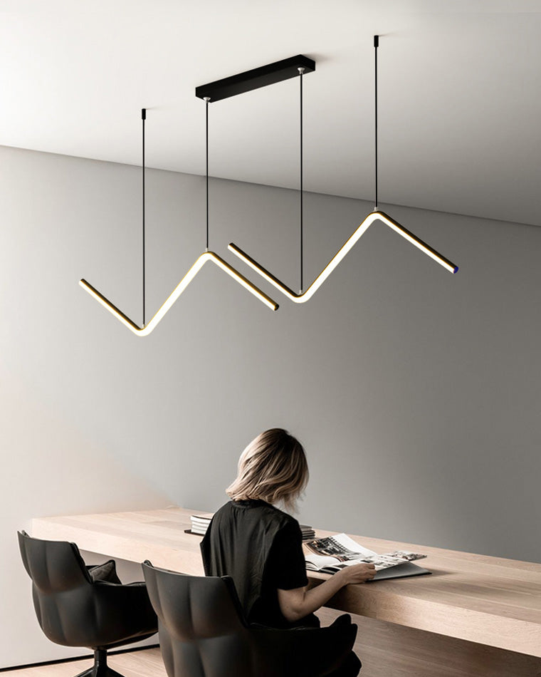 Lámpara colgante de cocina LED WOMO ZigZag-WM2154