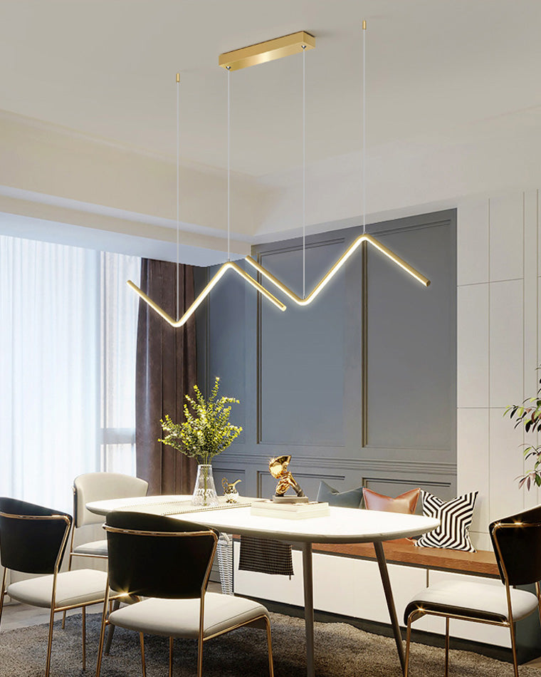 Lámpara colgante de cocina LED WOMO ZigZag-WM2154