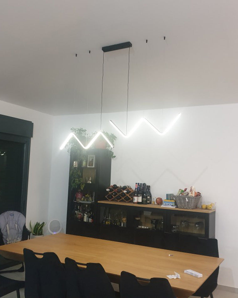 Lámpara colgante de cocina LED WOMO ZigZag-WM2154
