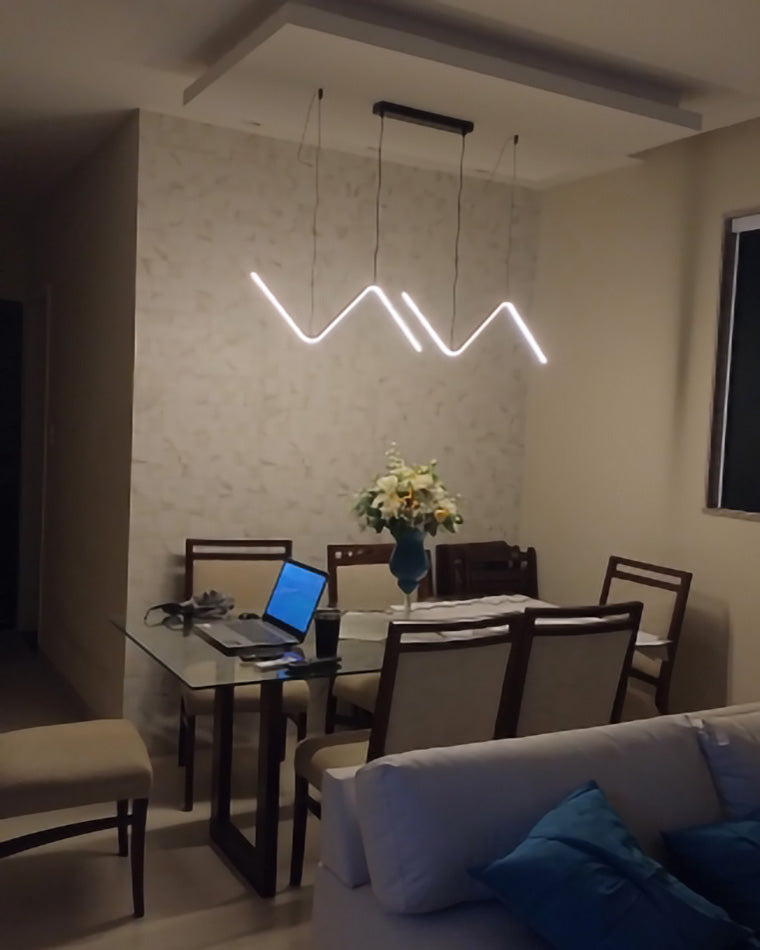 Lámpara colgante de cocina LED WOMO ZigZag-WM2154