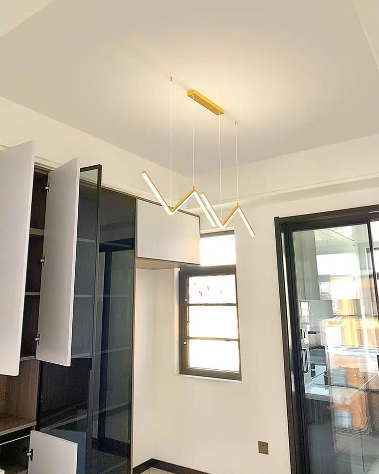 Lámpara colgante de cocina LED WOMO ZigZag-WM2154