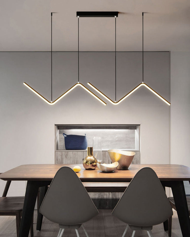 Lámpara colgante de cocina LED WOMO ZigZag-WM2154