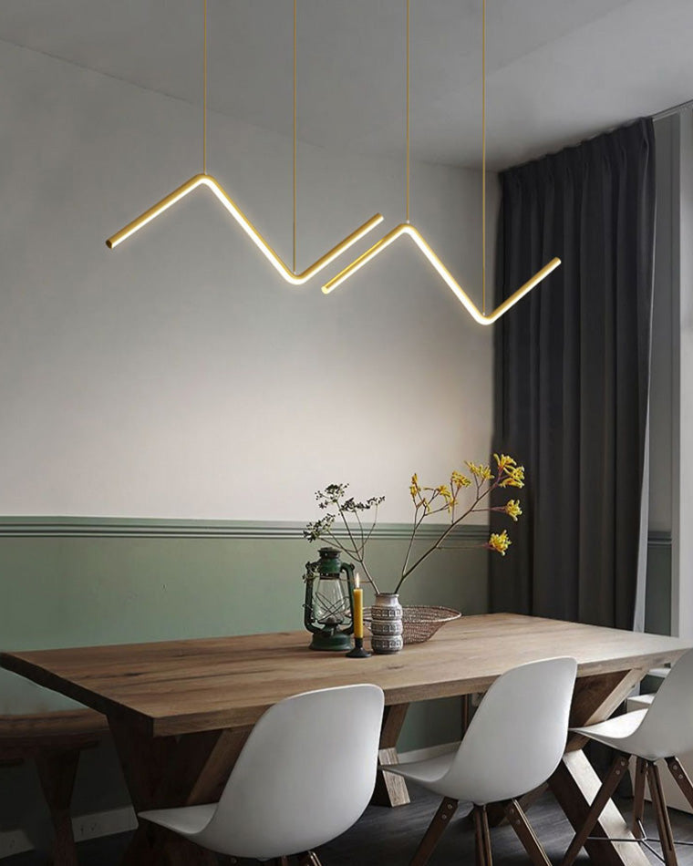 Lámpara colgante de cocina LED WOMO ZigZag-WM2154