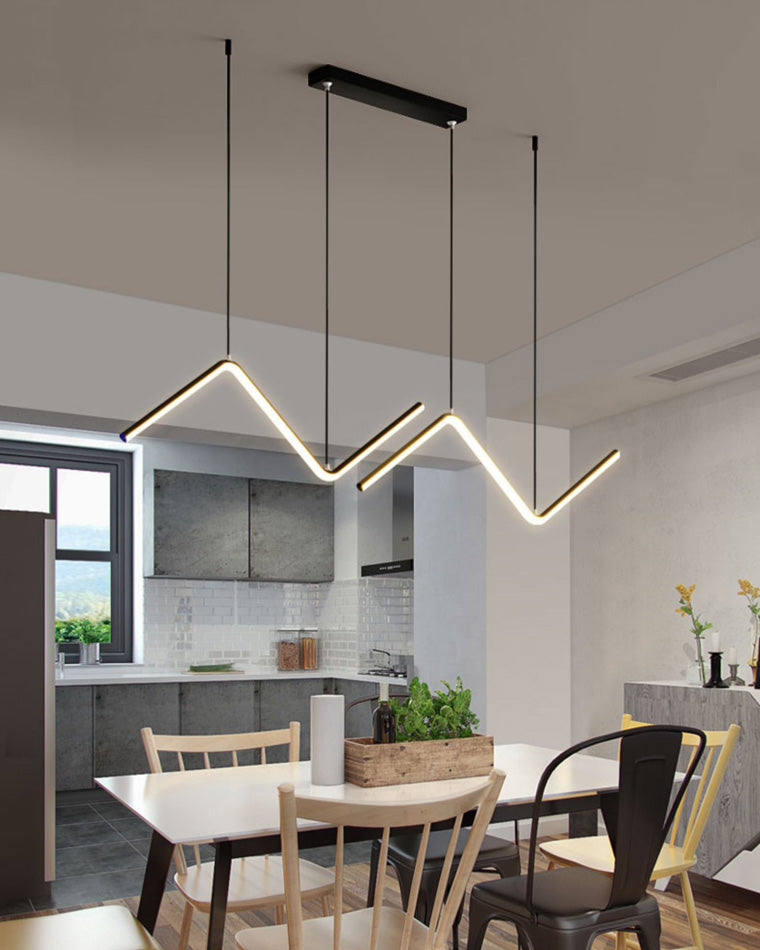Lámpara colgante de cocina LED WOMO ZigZag-WM2154