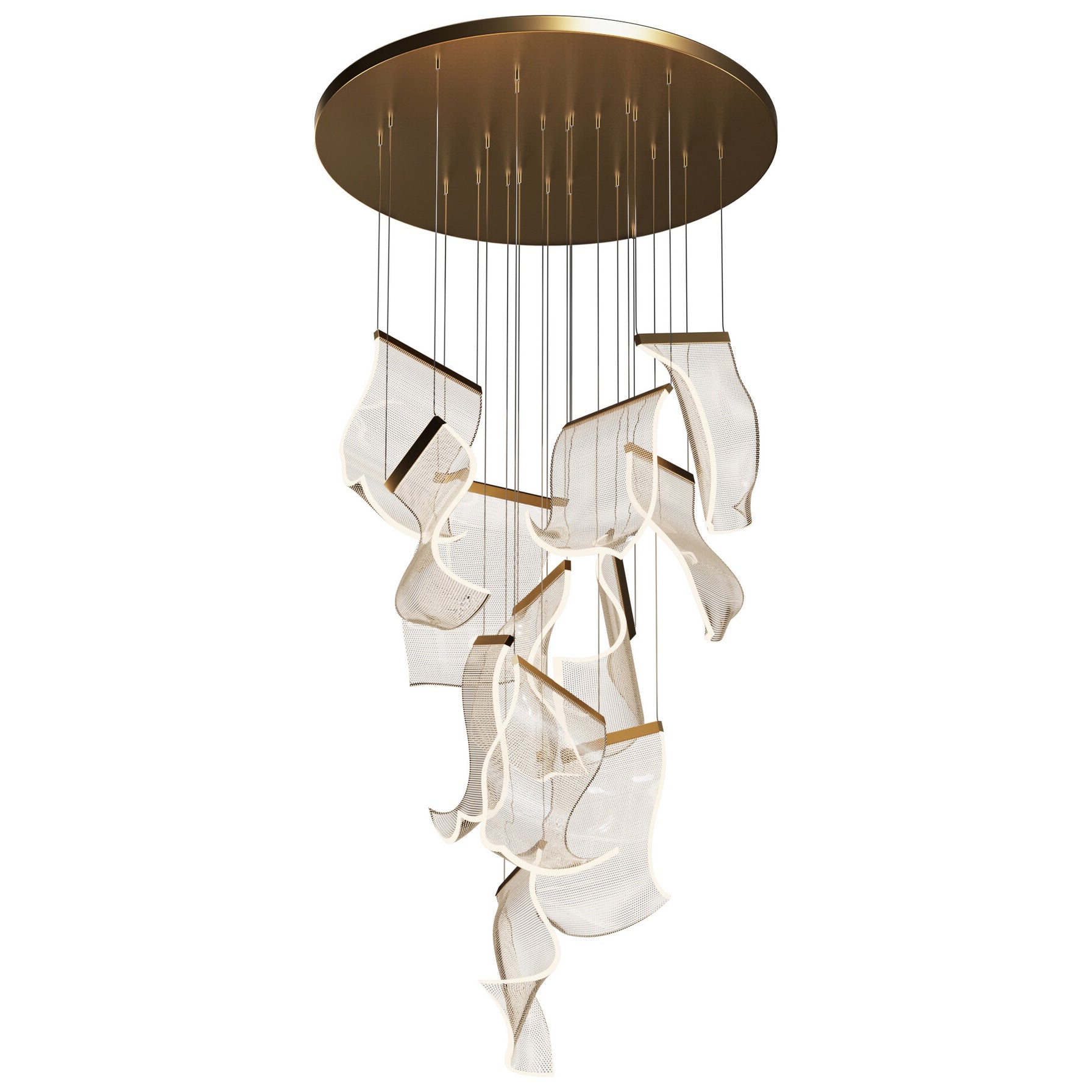 WOMO Lámparas Colgantes Acrílico Regulable Breeze-WM2158