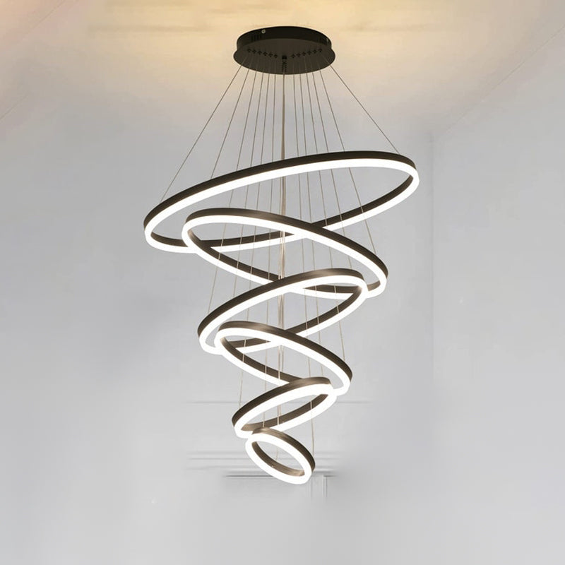 WOMO Lámparas Colgantes LED Anillos Escalonados-WM2159
