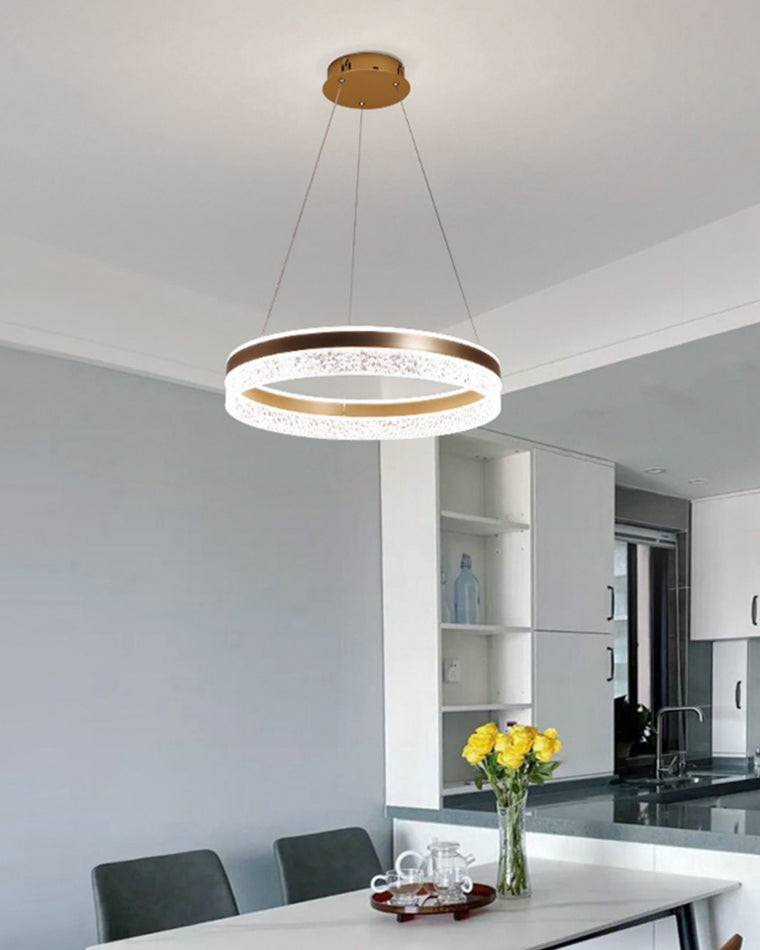 Lámpara de araña LED circular acrílica WOMO-WM2171
