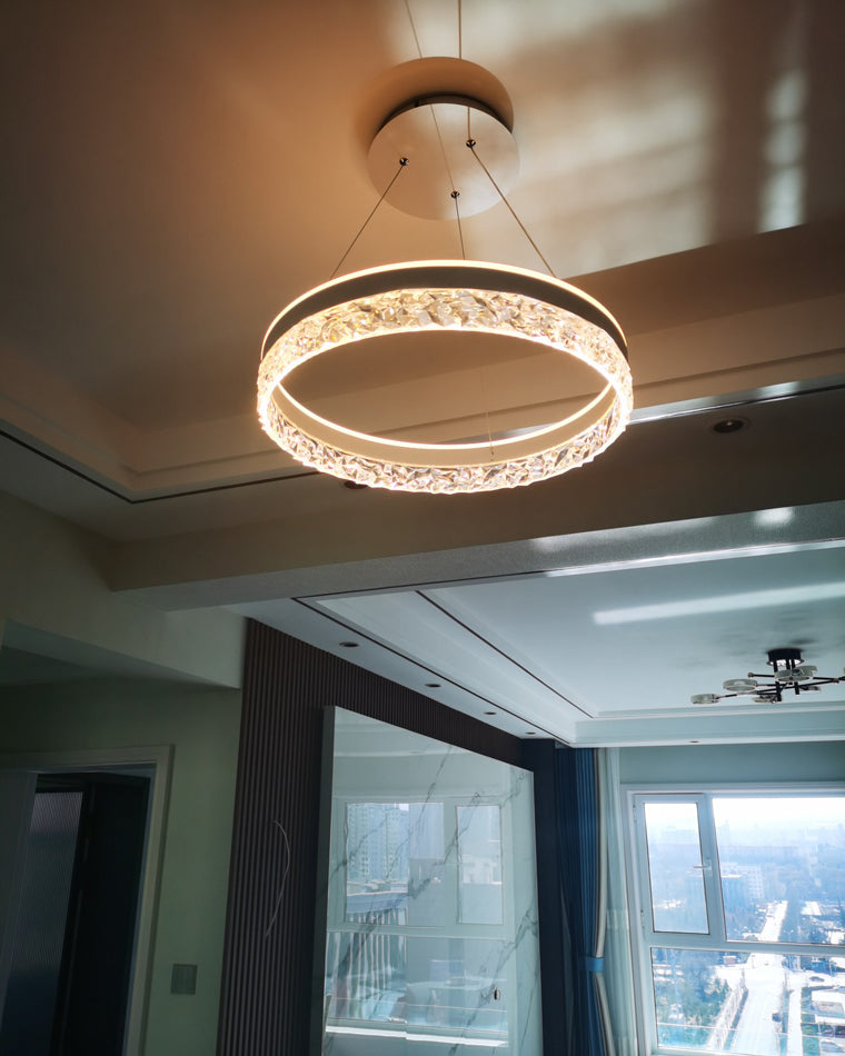 Lámpara de araña LED circular acrílica WOMO-WM2171