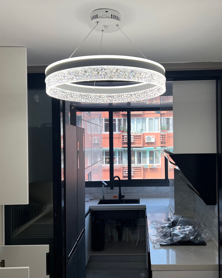 Lámpara de araña LED circular acrílica WOMO-WM2171
