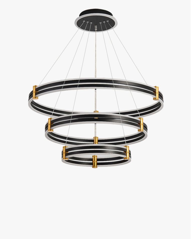 WOMO Stepped Black Rings Pendant Lights-WM2172