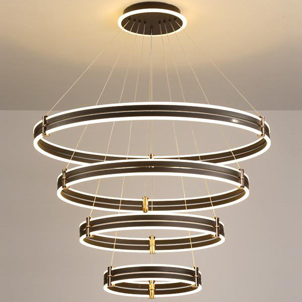 WOMO Stepped Black Rings Pendant Lights-WM2172