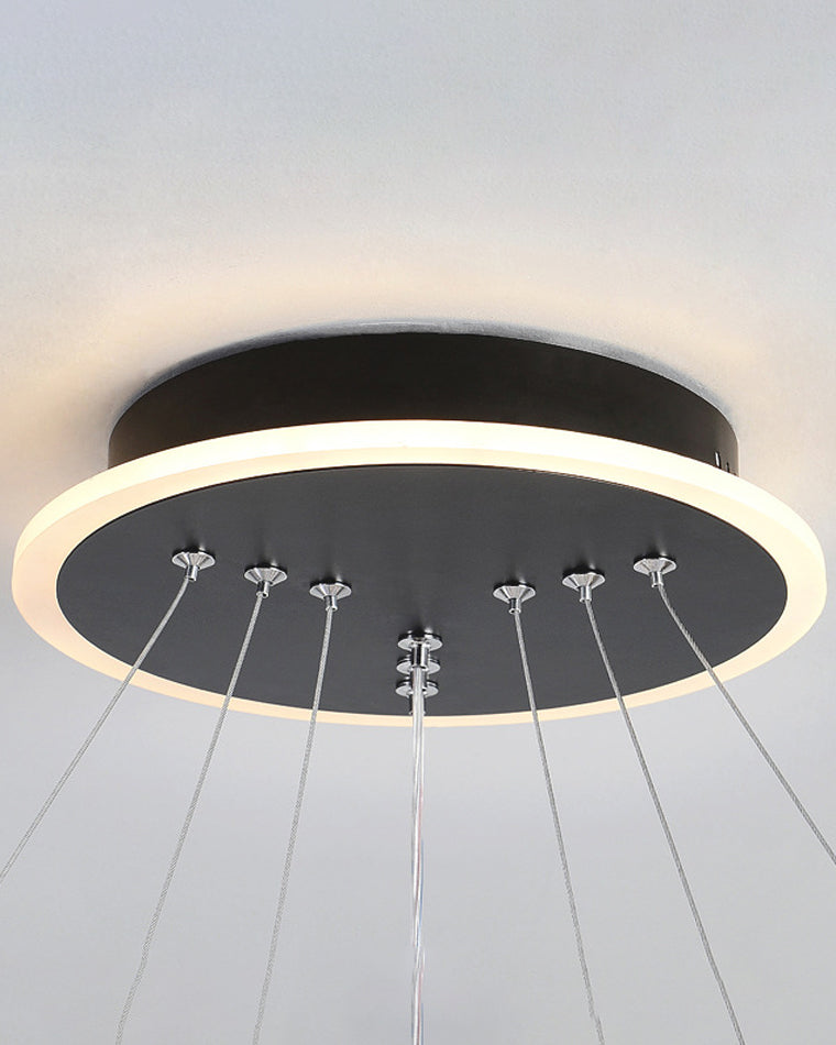 WOMO Stepped Black Rings Pendant Lights-WM2172