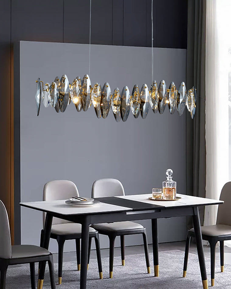 WOMO Pendant Lights Linear Smoked Glass-WM2188