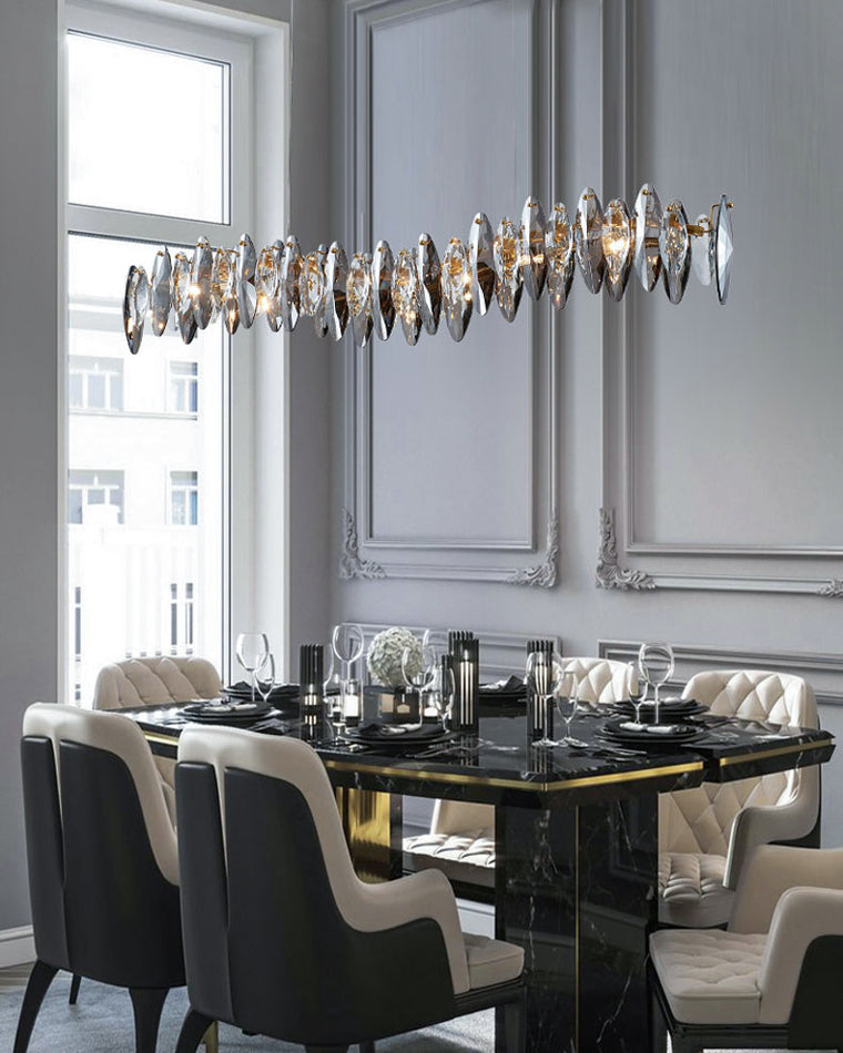 WOMO Pendant Lights Linear Smoked Glass-WM2188