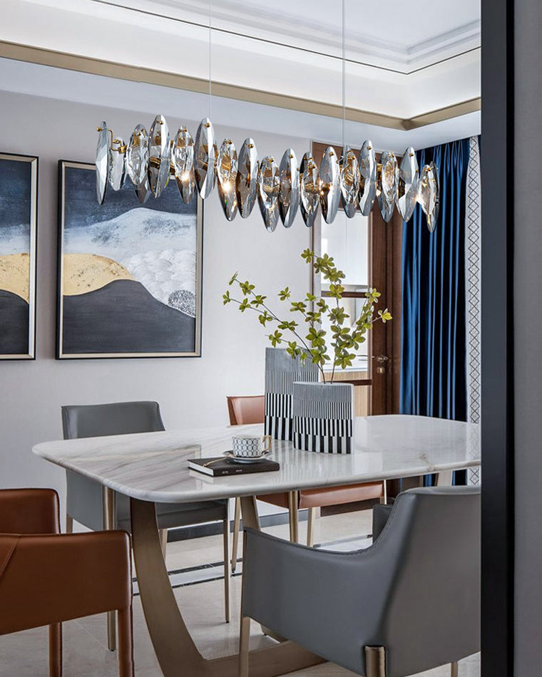 WOMO Pendant Lights Linear Smoked Glass-WM2188