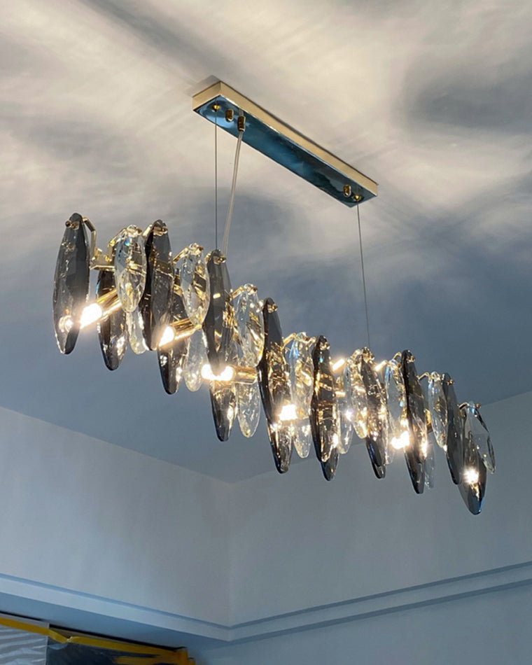 WOMO Pendant Lights Linear Smoked Glass-WM2188