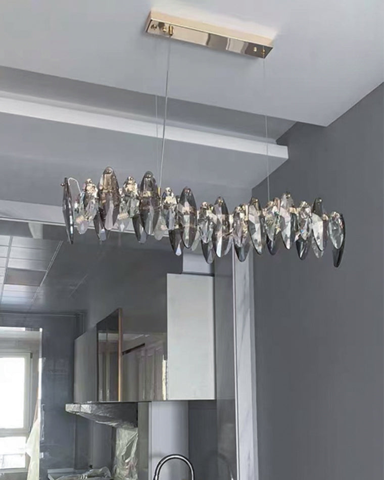 WOMO Pendant Lights Linear Smoked Glass-WM2188