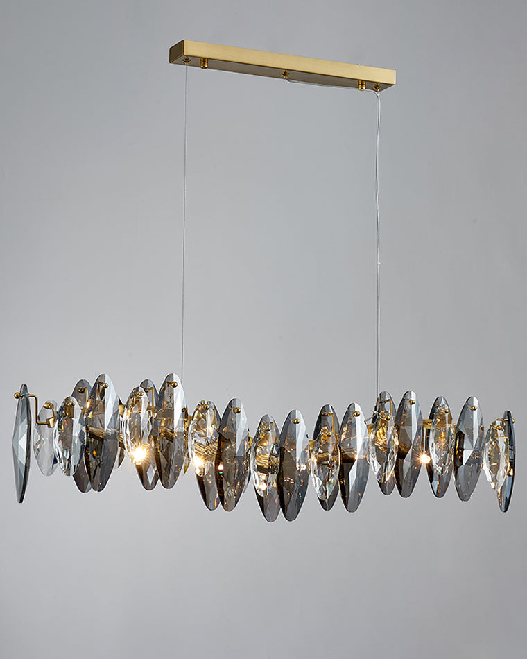 WOMO Pendant Lights Linear Smoked Glass-WM2188
