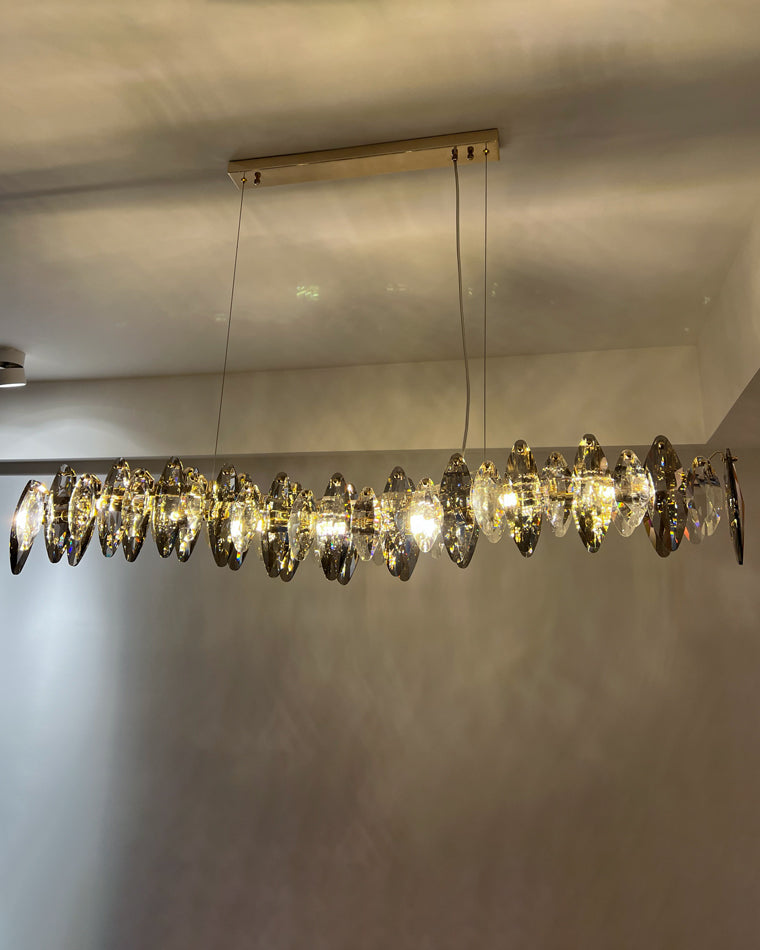 WOMO Pendant Lights Linear Smoked Glass-WM2188