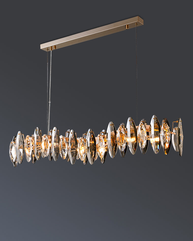 WOMO Pendant Lights Linear Smoked Glass-WM2188