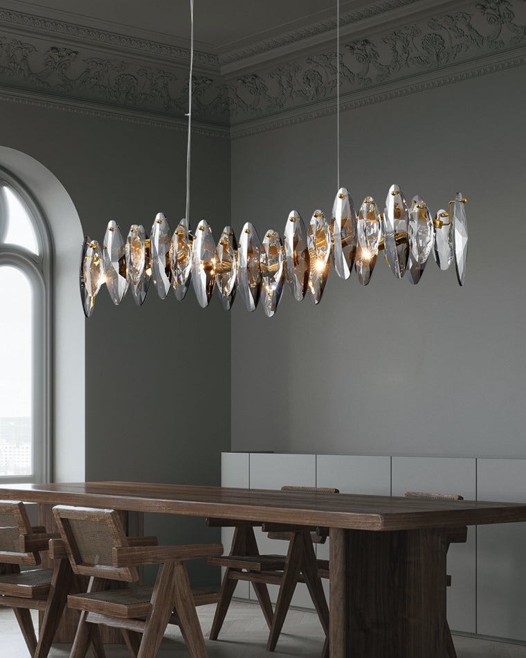 WOMO Pendant Lights Linear Smoked Glass-WM2188