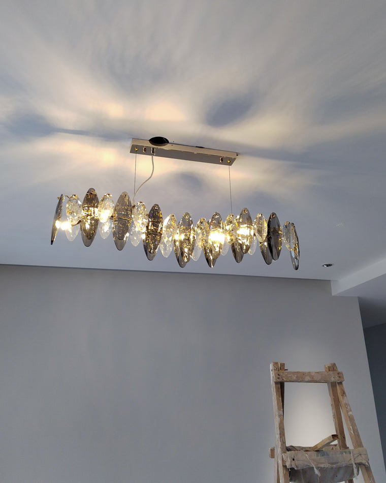 WOMO Pendant Lights Linear Smoked Glass-WM2188