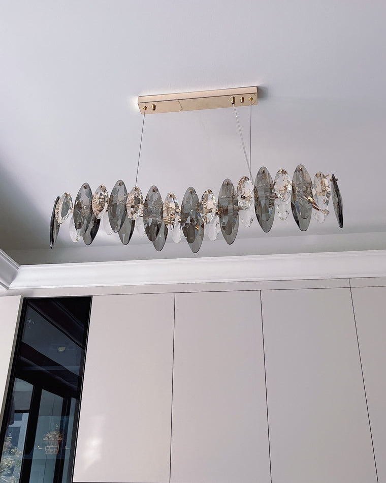 WOMO Pendant Lights Linear Smoked Glass-WM2188