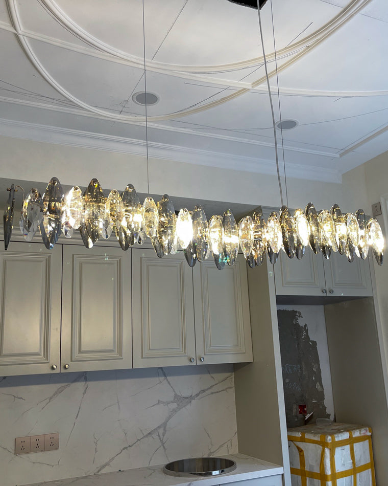WOMO Pendant Lights Linear Smoked Glass-WM2188