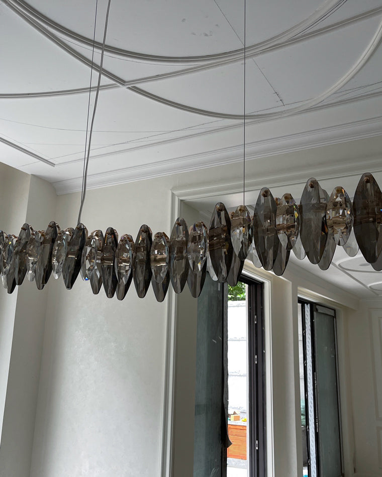 WOMO Pendant Lights Linear Smoked Glass-WM2188