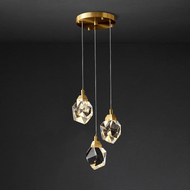 WOMO Lámparas Colgantes Cristal Múltiple Luces-WM2189