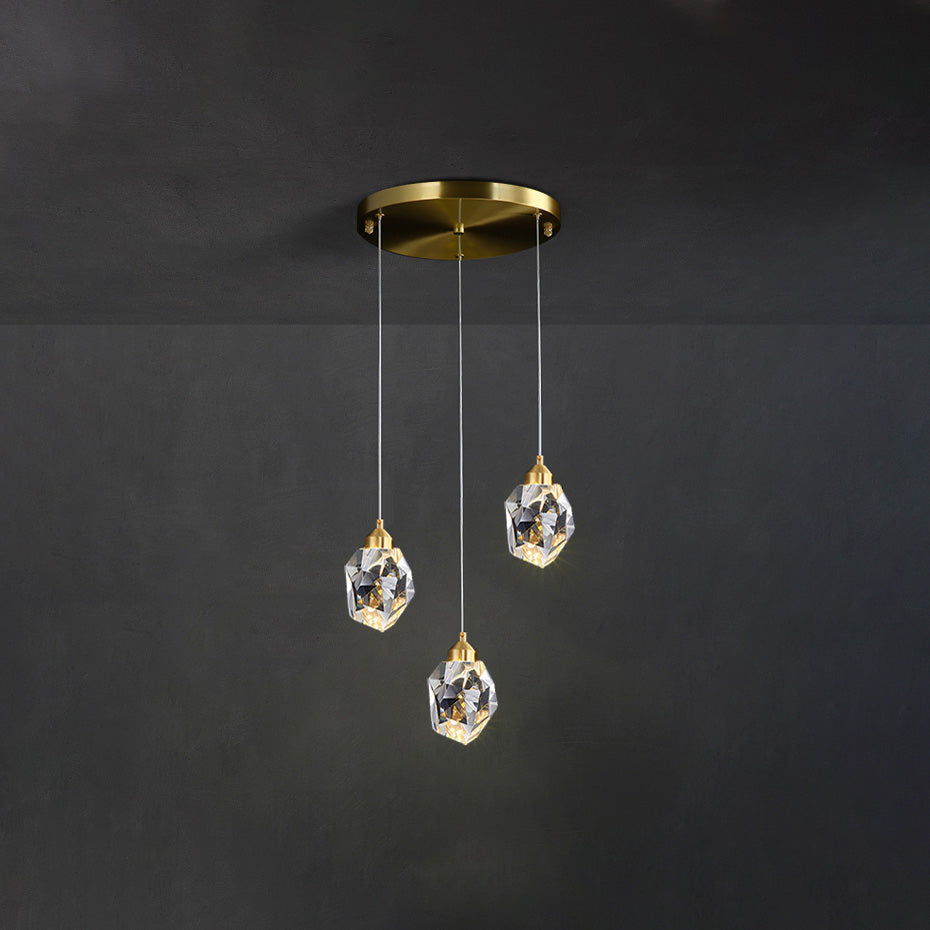 WOMO Lámparas Colgantes Cristal Múltiple Luces-WM2189