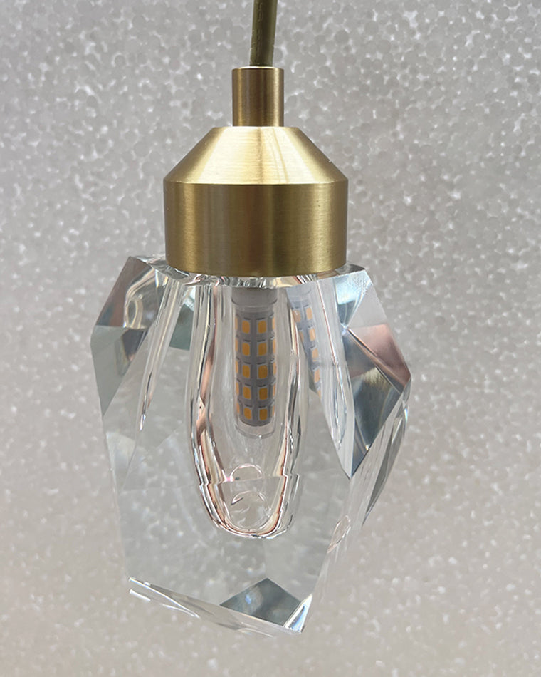 WOMO Lámparas Colgantes Cristal Múltiple Luces-WM2189