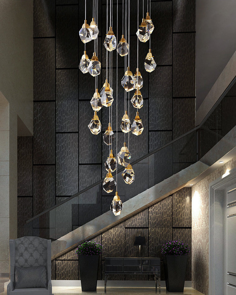 WOMO Lámparas Colgantes Cristal Múltiple Luces-WM2189