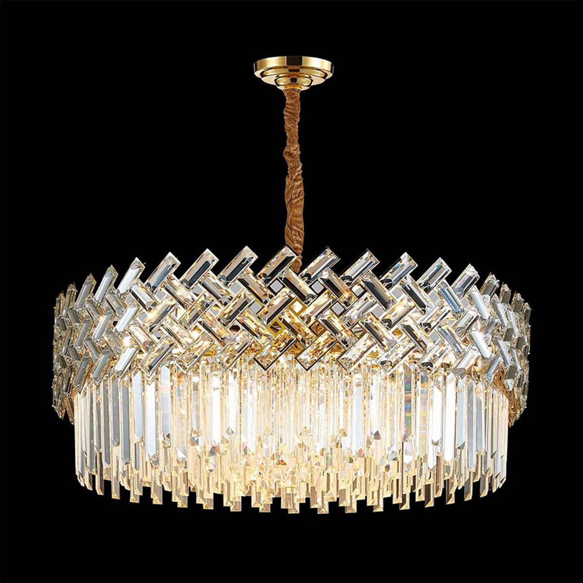 WOMO Hanging Lamps Round Crystal Shield-WM2190
