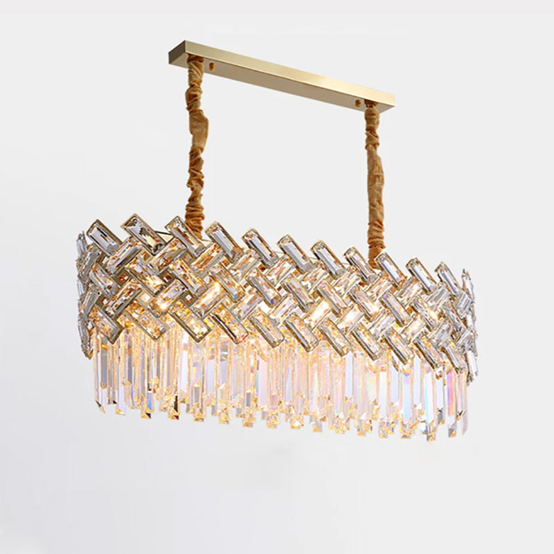 WOMO Hanging Lamps Round Crystal Shield-WM2190