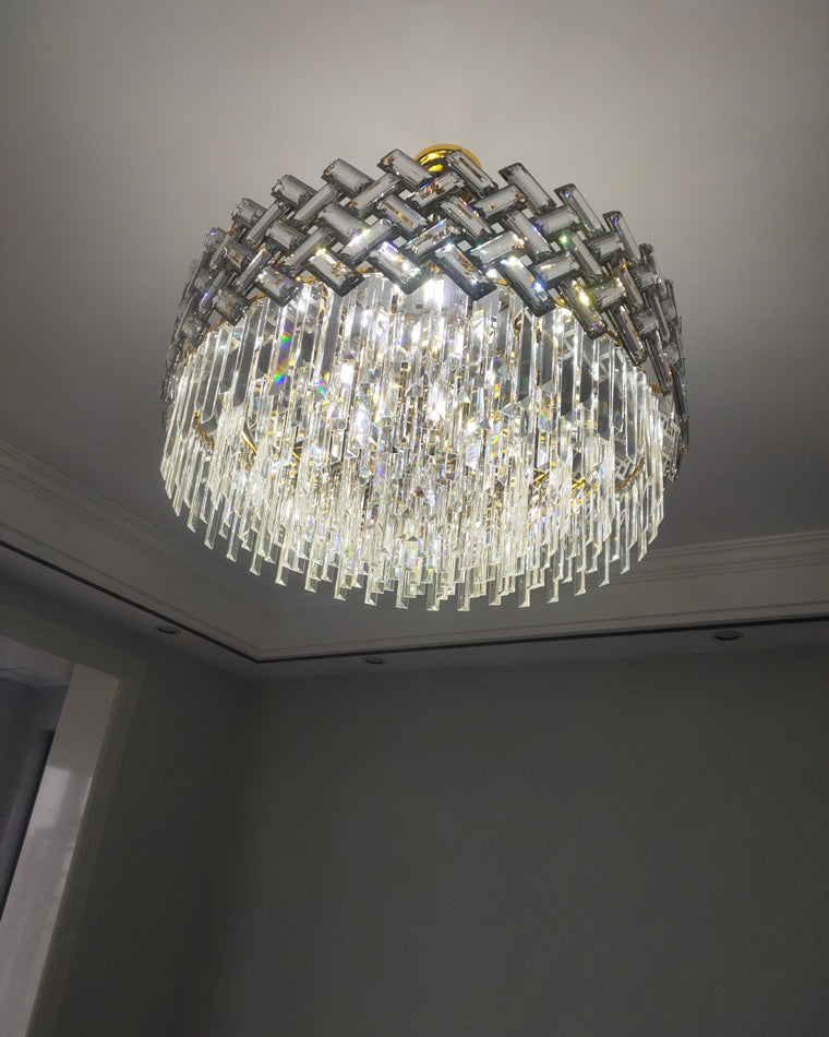 WOMO Hanging Lamps Round Crystal Shield-WM2190